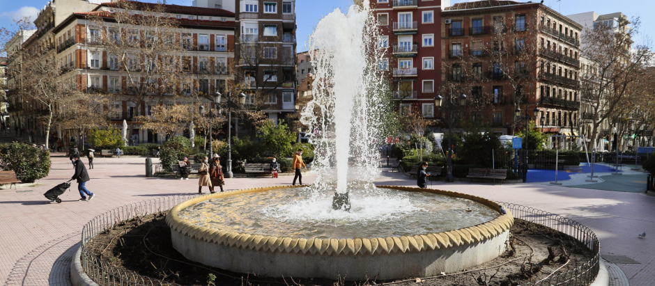 Plaza de Olavide, en Madrid