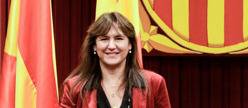 Laura Borràs, presidenta del Parlamento de Cataluña.