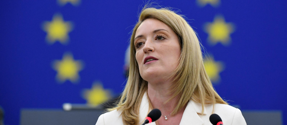 La nueva presidenta del Parlamento Europeo, Roberta Metsola