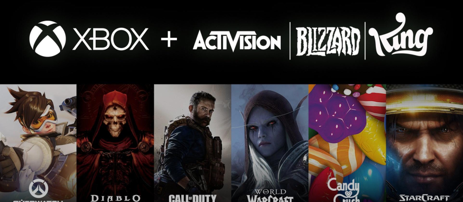 Algunos de los juegos más populares de Activision Blizzard que ahora pasan a ser propiedad de Microsoft