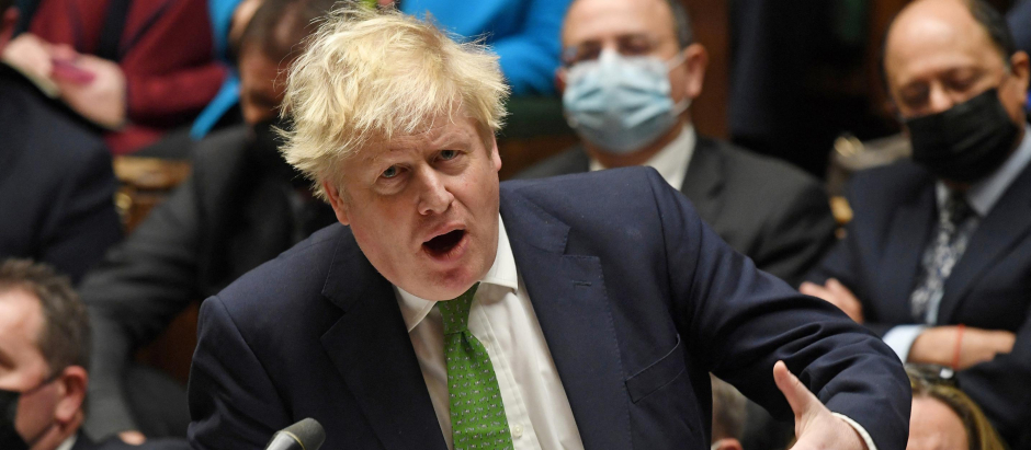 El primer ministro británico, Boris Johnson, comparece en la Cámara de los Comunes este miércoles