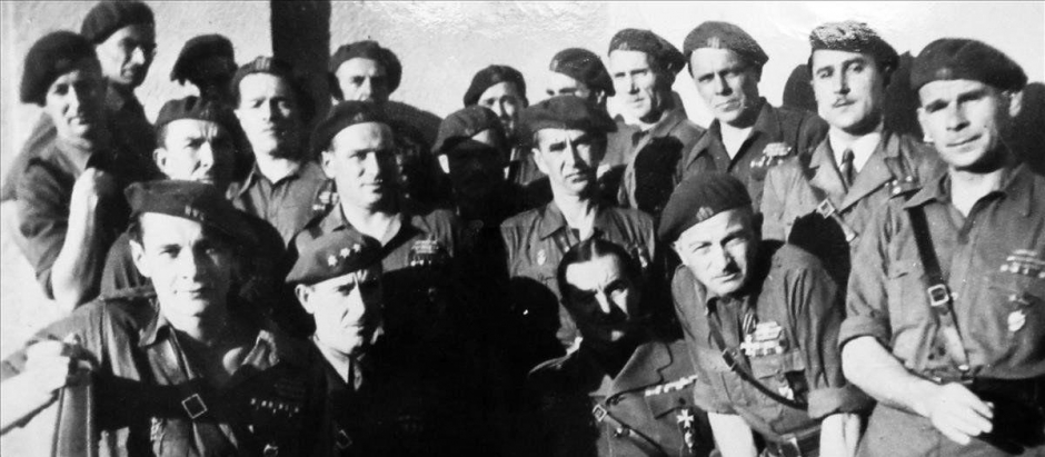 Voluntarios rusos durante la guerra civil española, en 1939