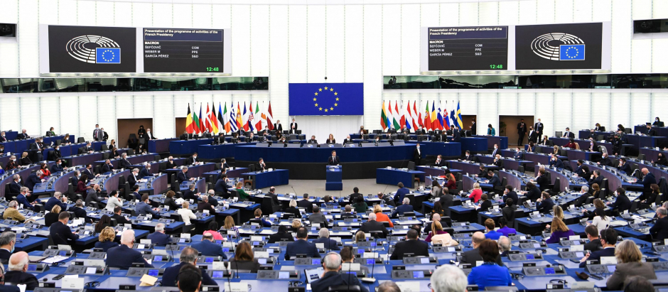Sesión Plenaria del Parlamento Europeo en Estrasburgo