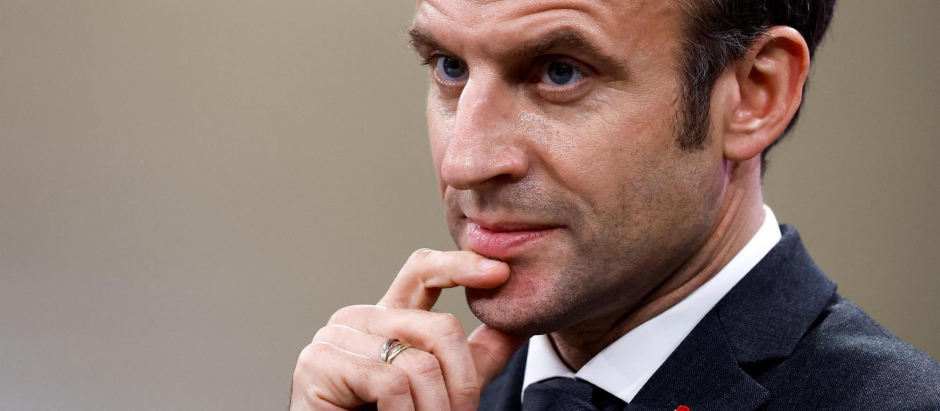 Emmanuel Macron, durante una visita cultural el pasado jueves en París