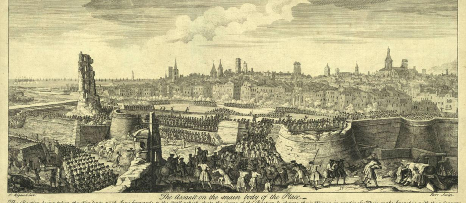 Asalto final de las tropas borbónicas sobre Barcelona
el 11 de septiembre de 1714