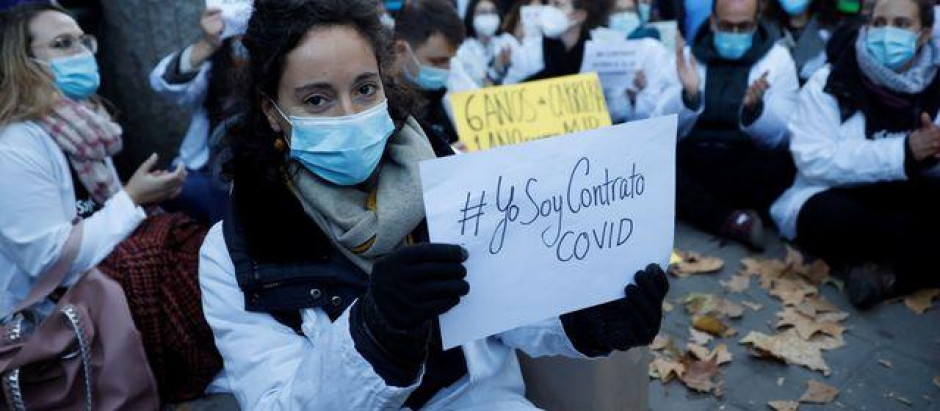 Protesta Médicos Precarios de Madrid