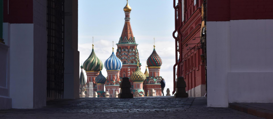 La Catedral de San Basilio en la Plaza Roja de Moscú
