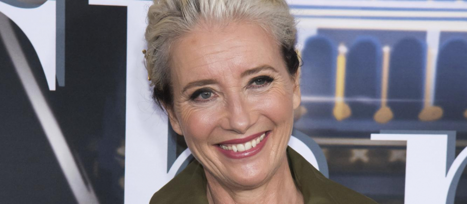 Actress Emma Thompson at the premiere of "Last Christmas" on Tuesday, Oct. 29, 2019, in New York. *** Local Caption *** .