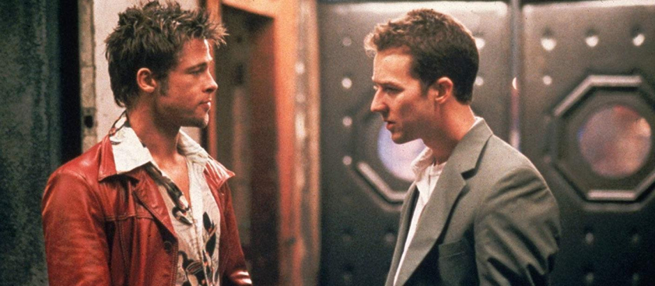 Brad Pitt y Edward Norton, protagonistas de El club de la lucha