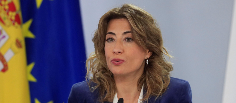 La ministra de Transportes, Raquel Sánchez