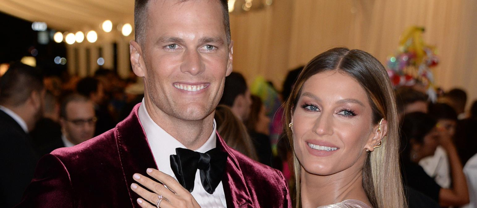 Model Gisele Bundchen and Tom Brady at The Metropolitan Museum of Art's Costume Institute benefit gala celebrating the opening of the "Camp: Notes on Fashion" exhibition on Monday, May 6, 2019, in New York.