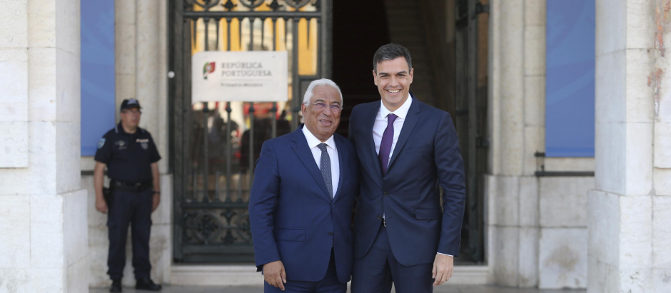 Pedro Sánchez y António Costa
