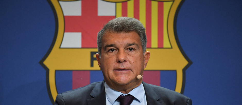 El presidente del FCB, Joan Laporta, detalla el informe forensic
