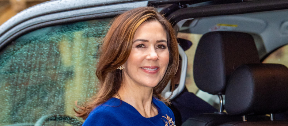 Crown Princess Mary during the opening of  the special exhibition 'HRH Crown Princess Mary 1972‚Äì2022' in Hillerod