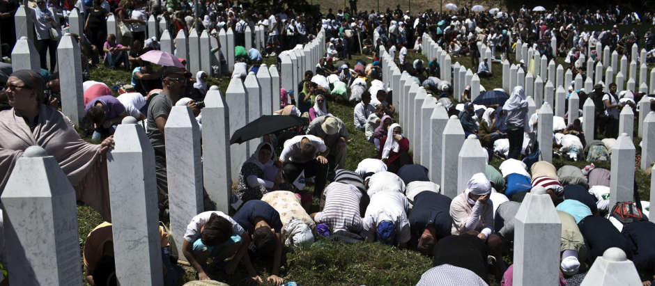 Musulmanes bosnios Srebrenica Bosnia
