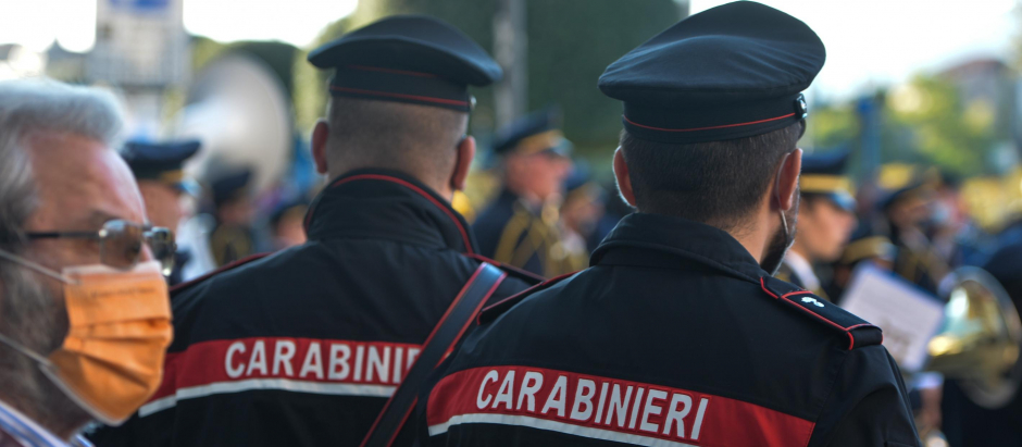 Agentes de la policía italiana, en una imagen de archivo.