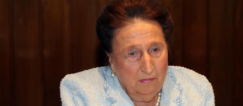 Infant Margarita de Borbon during the inauguration of an act of the Royal Victoria Eugenia Foundation in Madrid on Thursday 13 June 2019.
