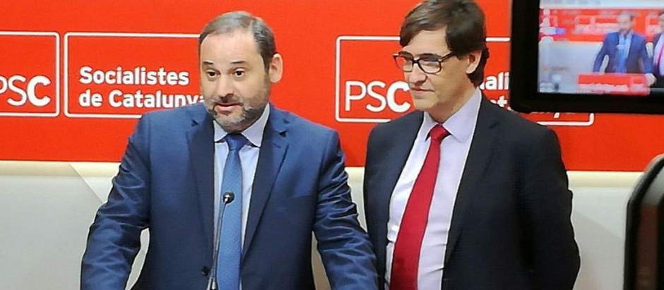 José Luis Ábalos y Salvador Illa, en una imagen como ministros del PSOE