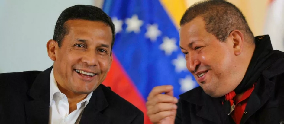 Ollanta Humala y Hugo Chávez