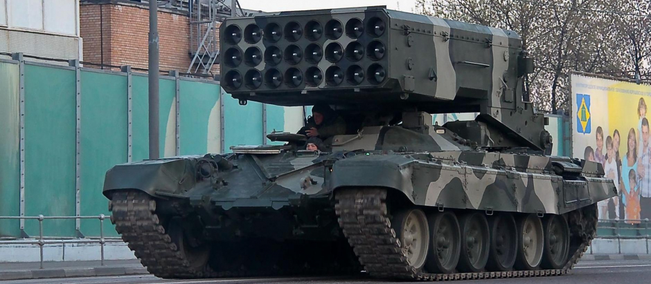 Una de las armas más mortíferas del ejército ruso: un lanzacohetes termobáricos