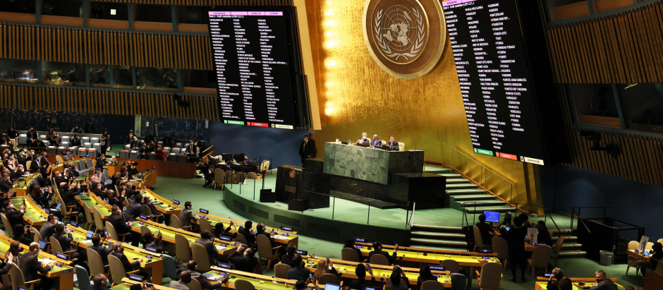 Panorámica de la Asamblea General de Naciones Unidas