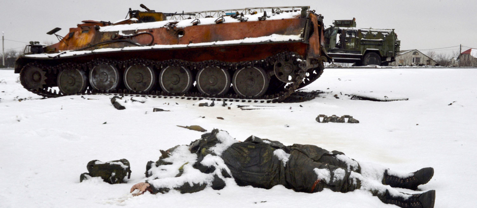 Soldado ruso muerto Ucrania