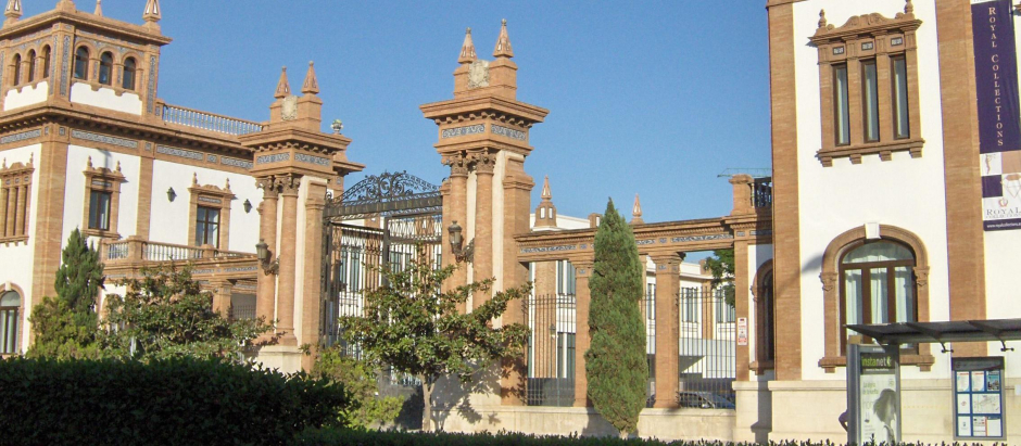 Fachada de la Colección del Museo Ruso en Málaga.