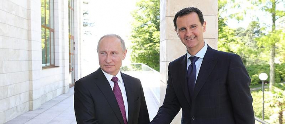 Los presidentes ruso y sirio, Vladimir Putin y Bachar al-Assad, en una imagen de archivo