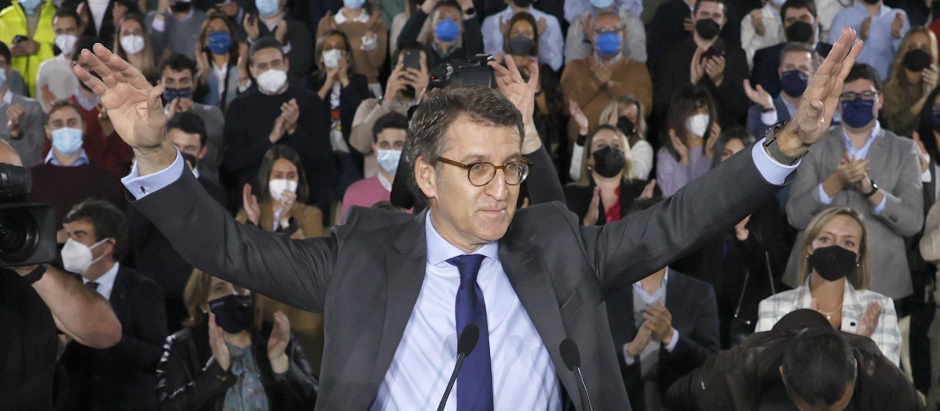 Alberto Núñez Feijóo, candidato a presidir el PP