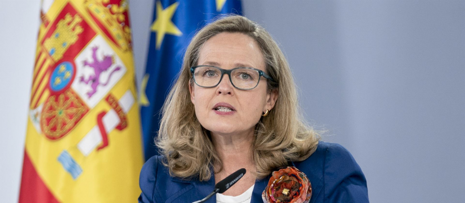 La ministra de Asuntos Económicos, Nadia Calviño.