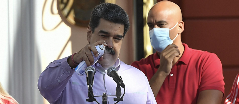 El presidente de Venezuela, Nicolás Maduro, en un acto celebrado el pasado 23 de enero en Caracas
