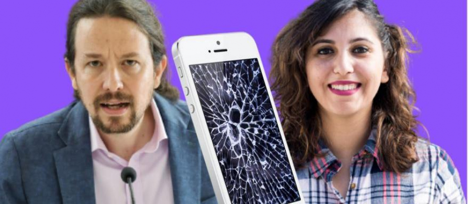 Pablo Iglesias y Dina Bousselham, implicados en el robo del móvil de la exasesora de Podemos