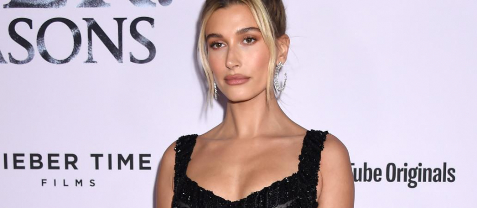 Hailey Baldwin attending the Los Angeles premiere of "Justin Bieber: Seasons" on Monday, Jan. 27, 2020.  *** Local Caption *** .