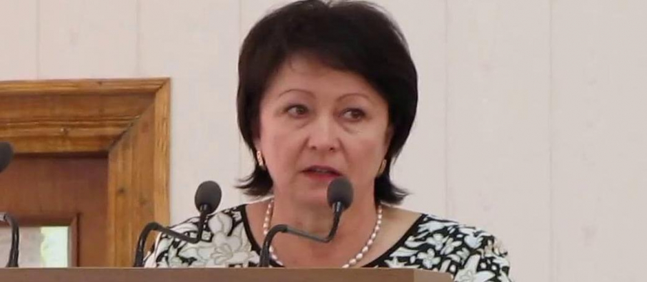 Galina Danilchenko fue elegida alcaldesa de la ciudad ucraniana de Melitopol tras el secuestro por parte de tropas rusas del alcalde electo