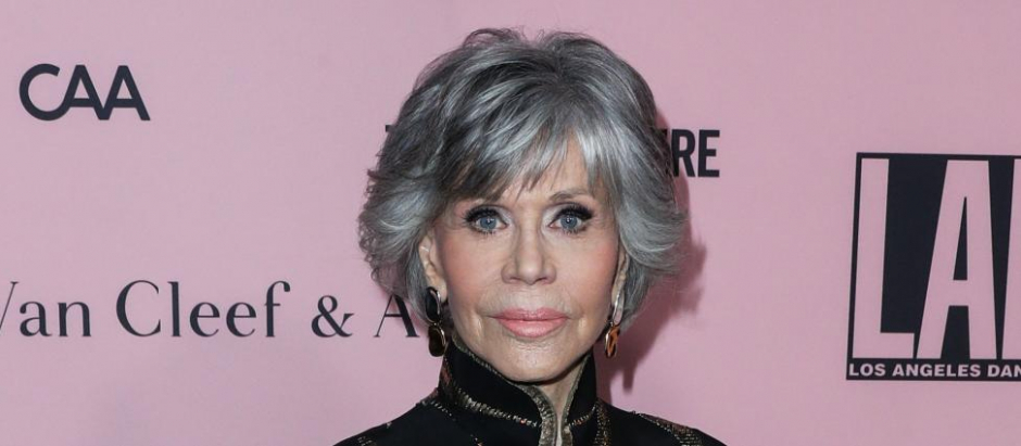 Actress Jane Fonda at L.A. Dance Project 2021 Gala  on October 16, 2021 in Beverly Hills, Los Angeles, California, United States.