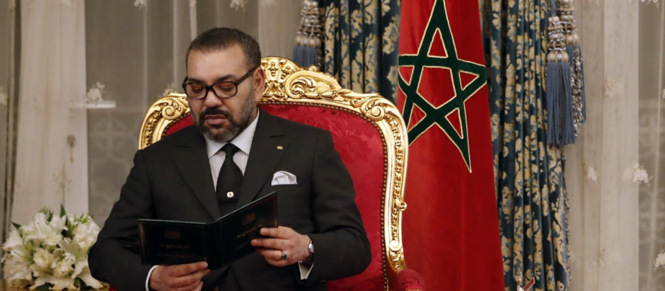 Mohamed VI, durante la firma de acuerdos bilaterales ente España y Marruecos