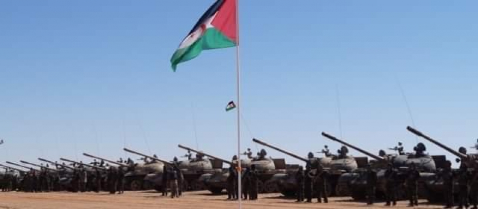 El Ejército Polisario está en posiciones de máxima alerta y cuenta con el apoyo de los militares argelinos