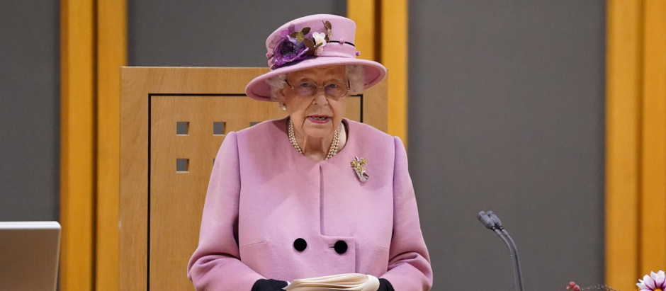 La Reina Isabel II, durante un acto oficial en octubre del pasado año