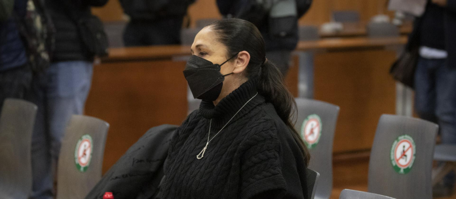 Isabel Pantoja, durante el juicio ayer en Malága