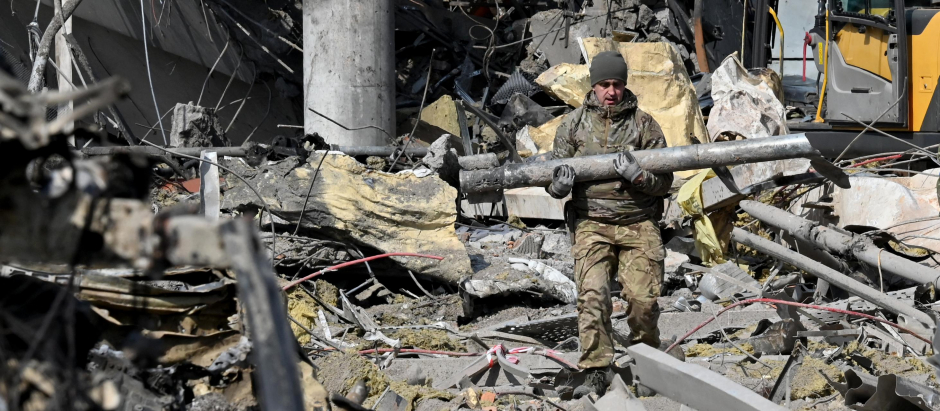 Kiev Ucrania bombardeo