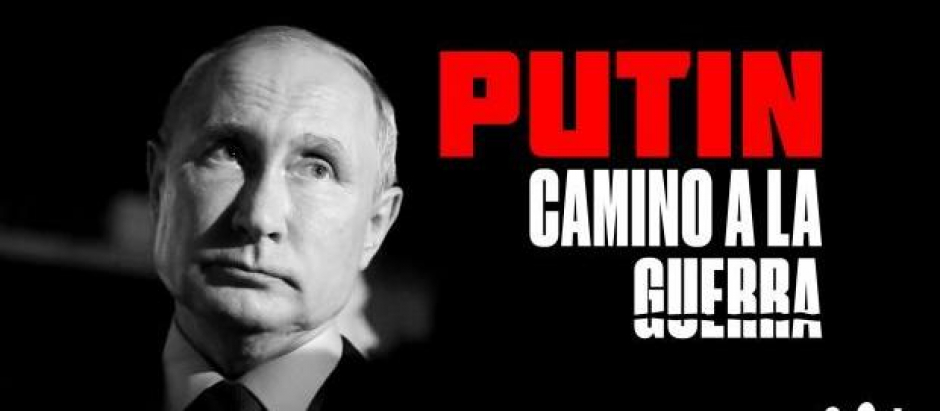 Cartel del documental Putin: camino a la guerra.