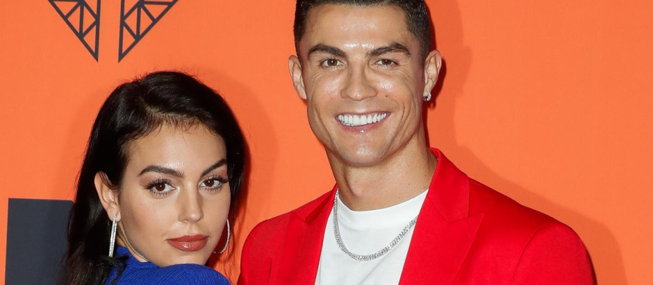 Soccerplayer Cristiano Ronaldo and Georgina Rodriguez at photocall for MTV EMA Awards in Seville on Sunday 3 November 2019.