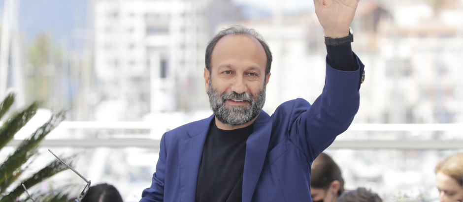 Asghar Farhadi, durante la presentación de su película Un héroe en el pasado Festival de Cannes