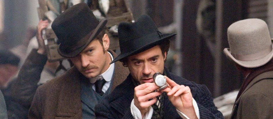 Robert Downey Jr y Jude Law protagonizaron dos películas de Sherlock Holmes