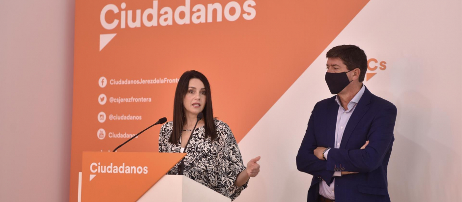 Inés Arrimadas y Juan Marín