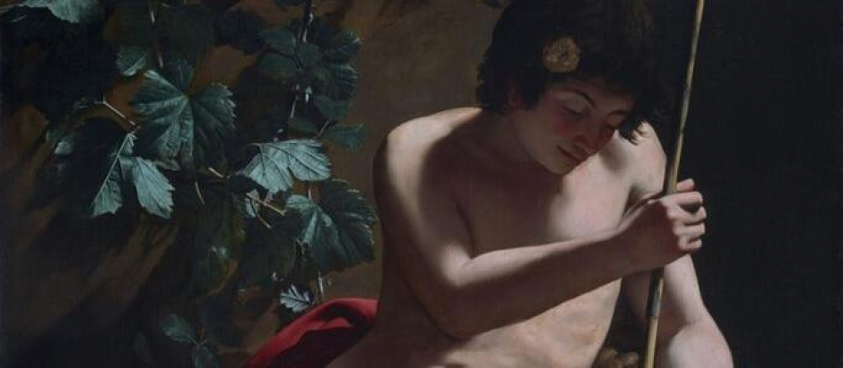 'San Juan en el desierto', el lienzo de Caravaggio que ha sido presentado en la catedral