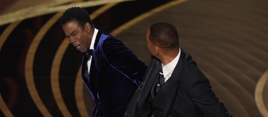 Bofetada de Will Smith a Chris Rock durante la gala de los Oscar