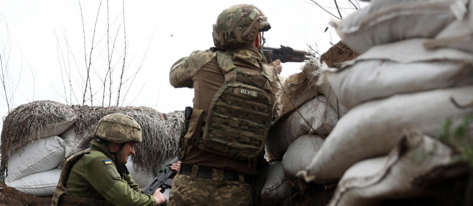 Soldados ucranianos Donetsk