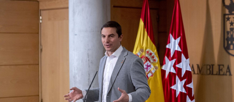 El secretario general del PSOE-M y portavoz socialista en la Asamblea, Juan Lobato