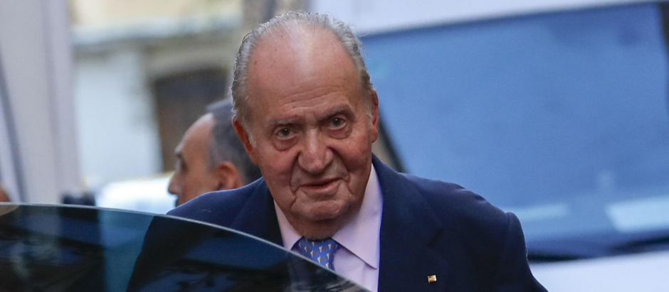 El rey Juan Carlos en Madrid en 2019